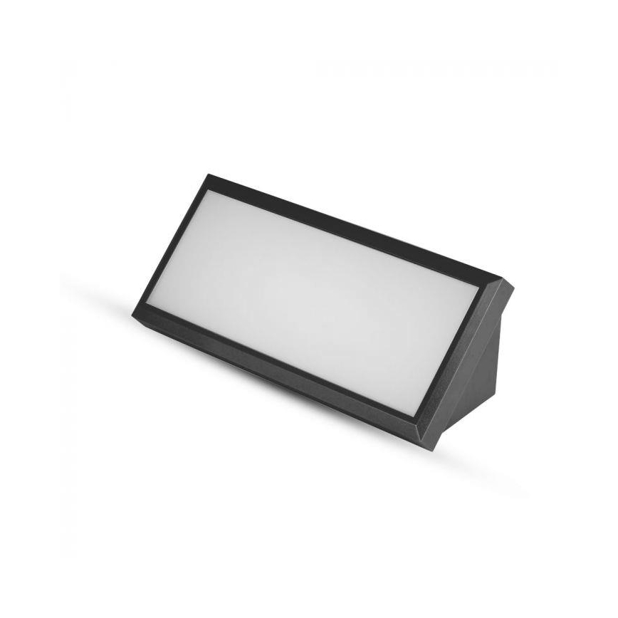 Aplique LED para exterior LED/12W/230V 6400K IP65 negro