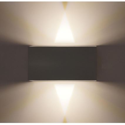 Aplique LED para exterior LED/12W/230V IP54 blanco