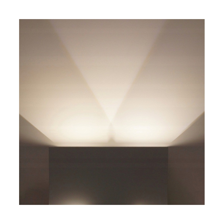 Aplique LED para exterior LED/12W/230V IP54 blanco
