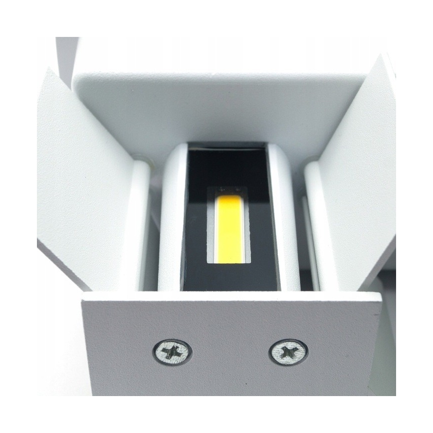 Aplique LED para exterior LED/12W/230V IP54 blanco