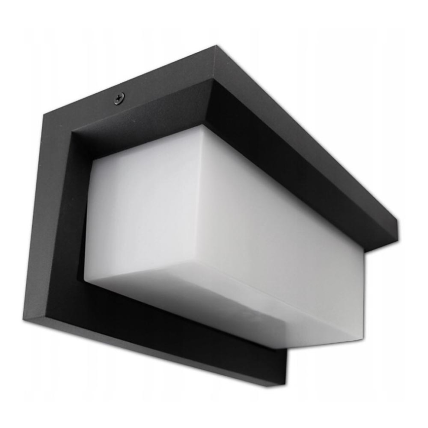 Aplique LED para exterior LED/12W/230V IP54 negro