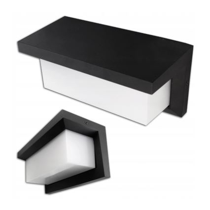 Aplique LED para exterior LED/12W/230V IP54 negro