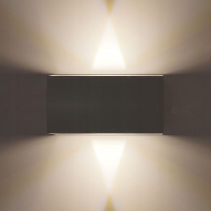 Aplique LED para exterior LED/12W/230V IP54 negro