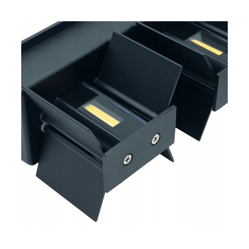 Aplique LED para exterior LED/12W/230V IP54 negro