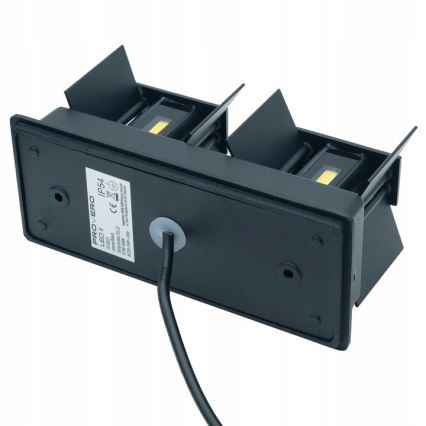 Aplique LED para exterior LED/12W/230V IP54 negro