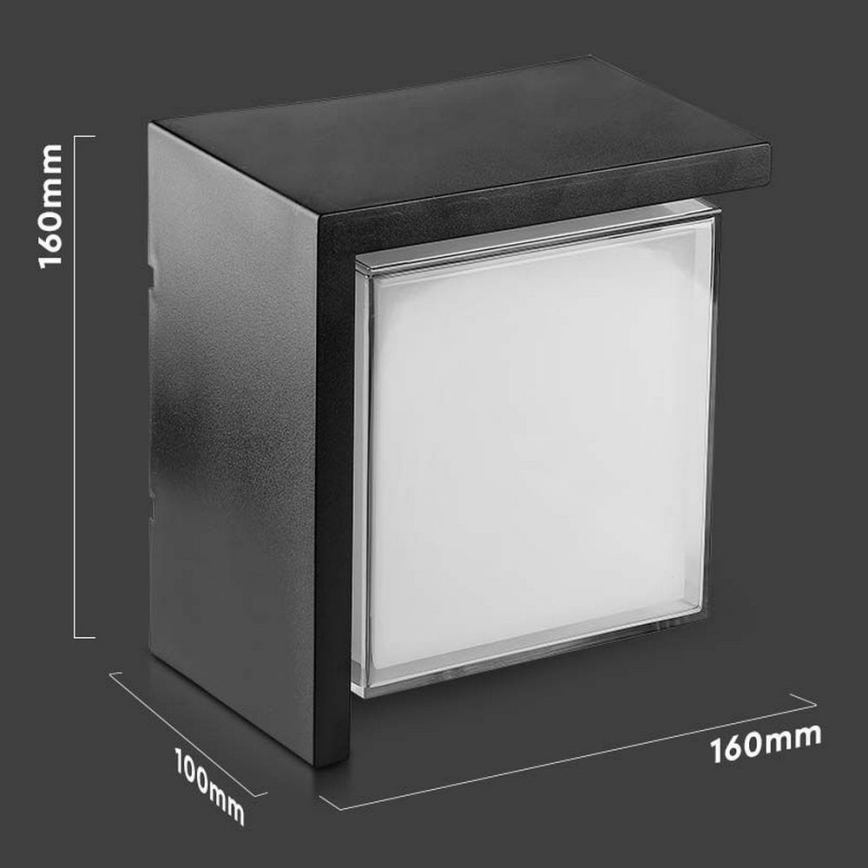 Aplique LED para exterior LED/12W/230V IP65