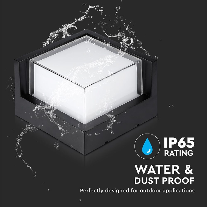 Aplique LED para exterior LED/12W/230V IP65