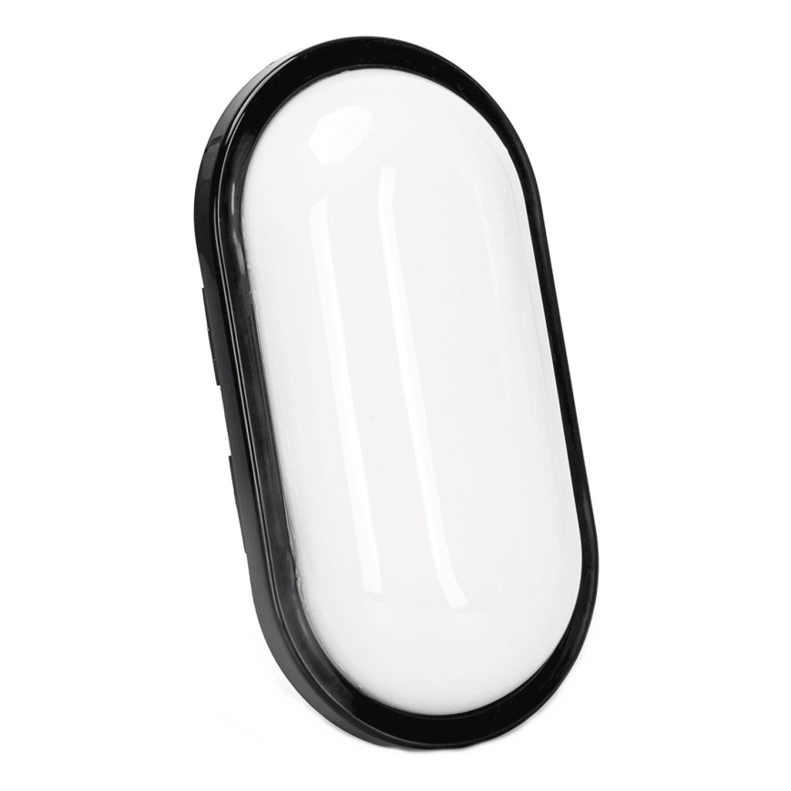 Aplique LED para exterior LED/15W/230V 6500K negro IP65