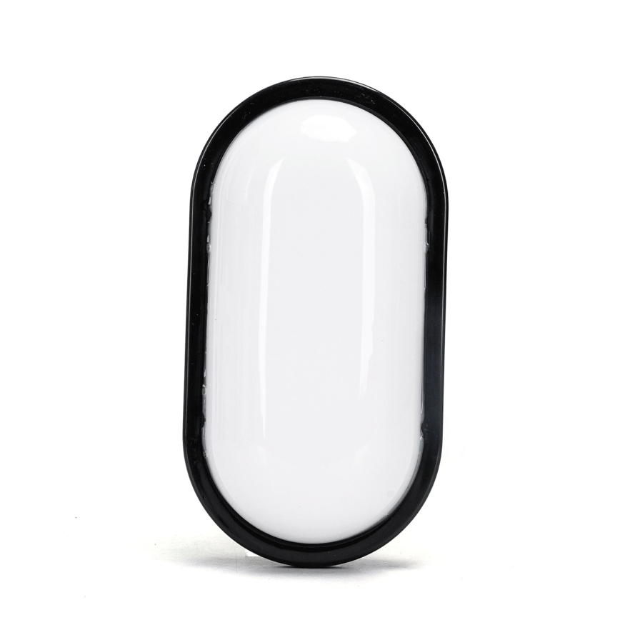 Aplique LED para exterior LED/15W/230V 6500K negro IP65