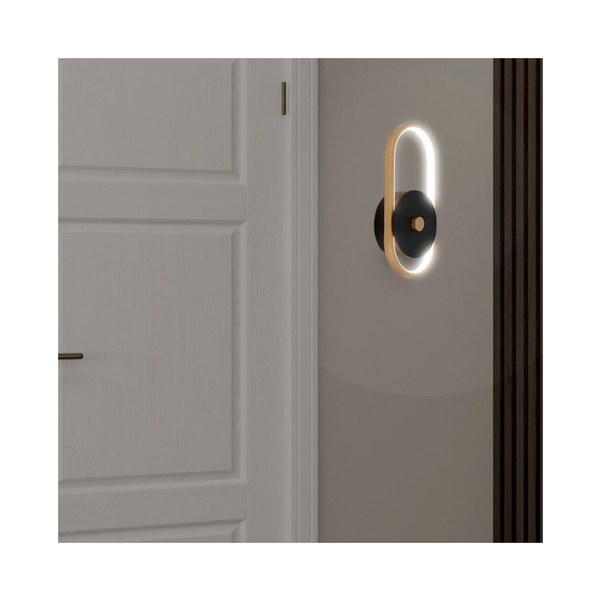 Aplique LED para exterior LED/15W/230V IP54 4000K latón