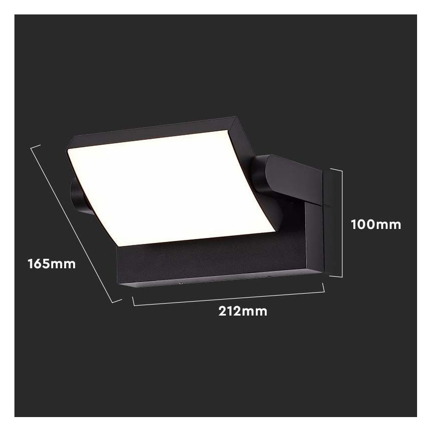 Aplique LED para exterior LED/17W/230V 3000K IP65