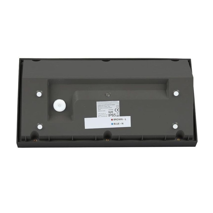 Aplique LED para exterior LED/20W/230V 3000K IP65 negro
