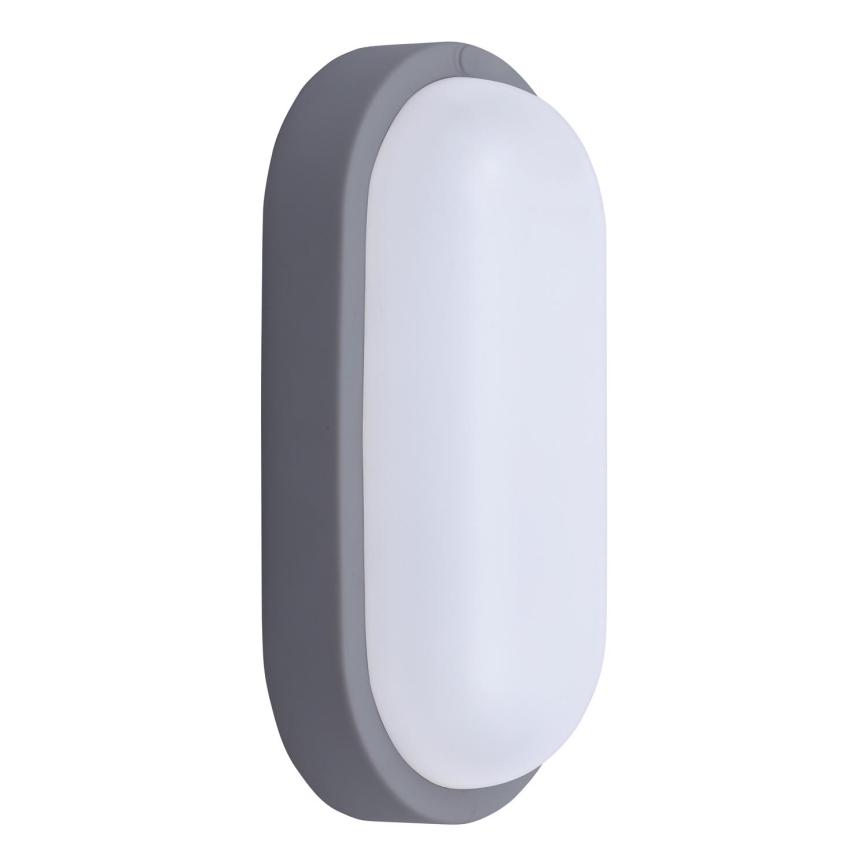 Aplique LED para exterior LED/20W/230V 4000K IP54 gris ovalado