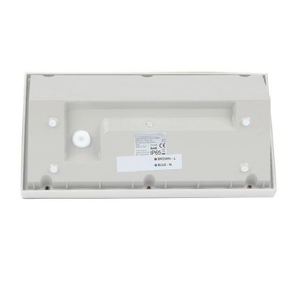 Aplique LED para exterior LED/20W/230V 4000K IP65 blanco