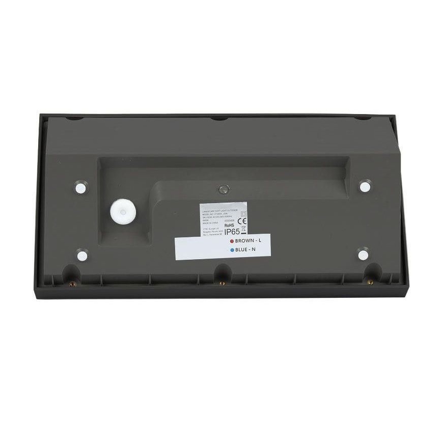 Aplique LED para exterior LED/20W/230V 4000K IP65 negro