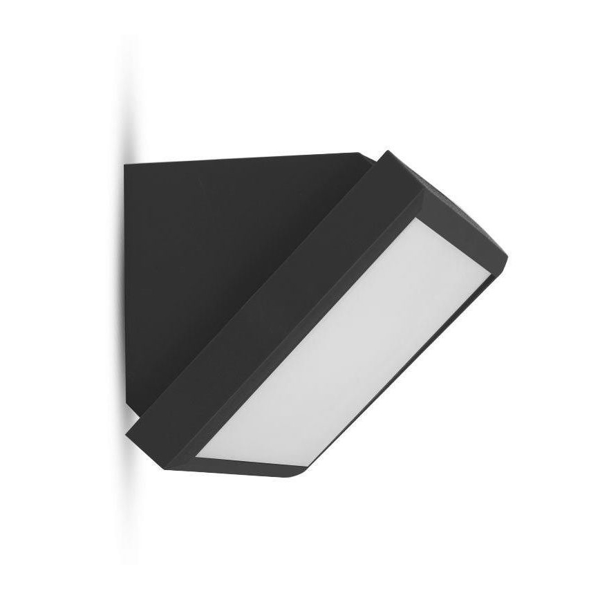 Aplique LED para exterior LED/20W/230V 6400K IP65 negro