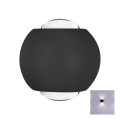 Aplique LED para exterior LED/2W/230V 3000K IP54 negro