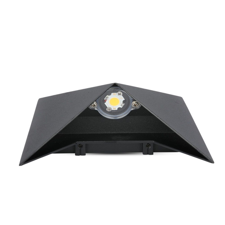 Aplique LED para exterior LED/5W/230V 3000K IP65 negro
