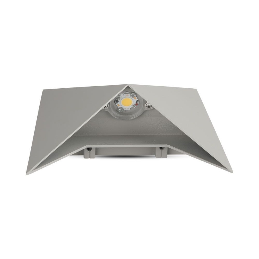 Aplique LED para exterior LED/5W/230V 4000K IP65 gris