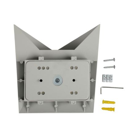 Aplique LED para exterior LED/5W/230V 4000K IP65 gris
