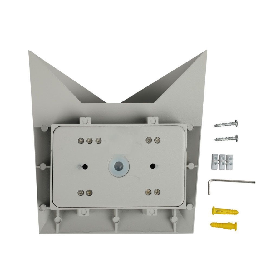 Aplique LED para exterior LED/5W/230V 4000K IP65 gris