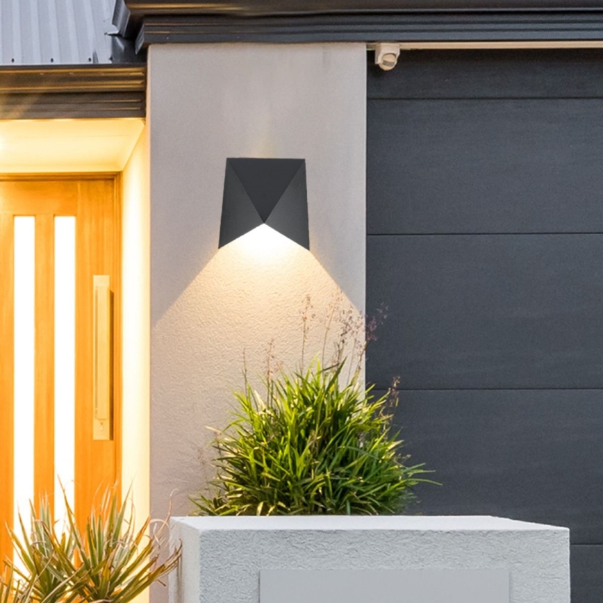 Aplique LED para exterior LED/5W/230V 4000K IP65 negro