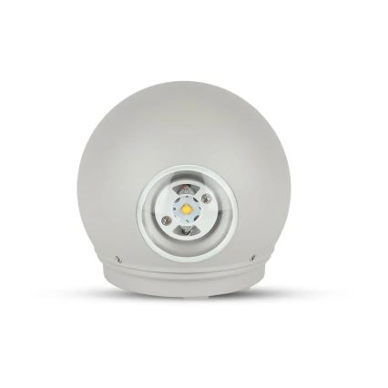 Aplique LED para exterior LED/6W/230V 4000K IP65 gris