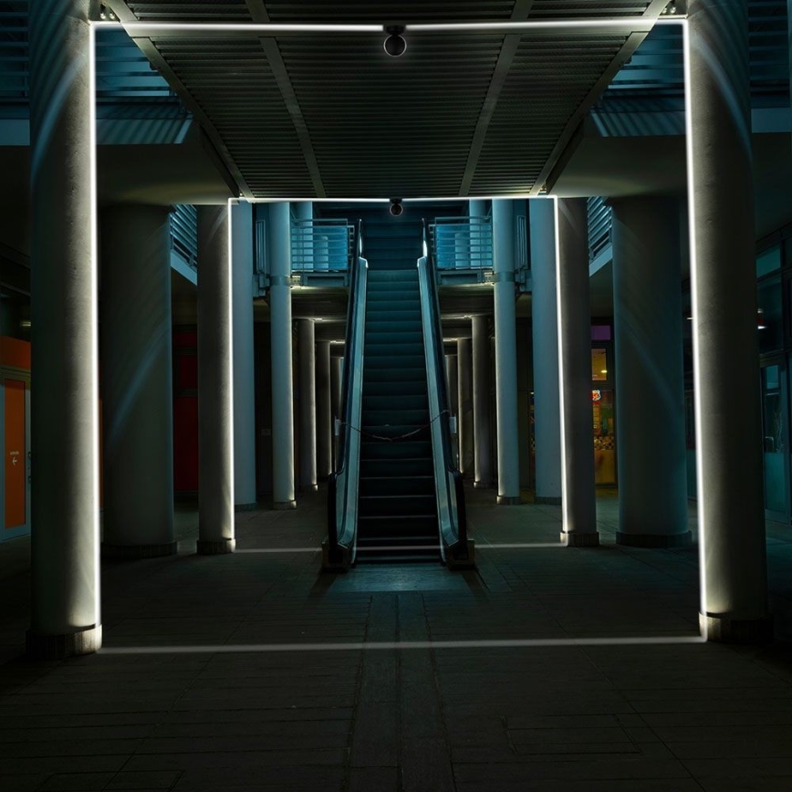 Aplique flexible LED de exterior LED/7W/230V 4000K IP65 negro