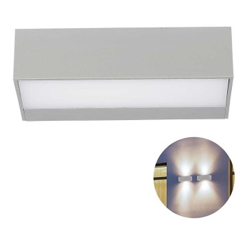 Aplique LED para exterior LED/9W/230V 6400K IP65