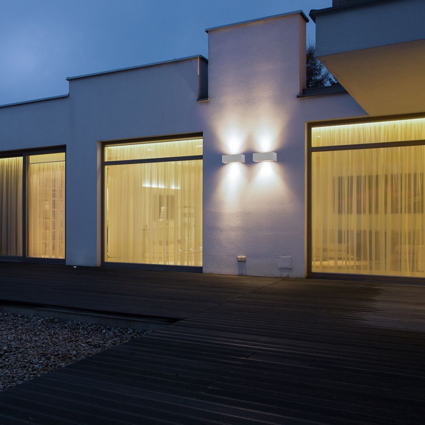 Aplique LED para exterior LED/9W/230V 6400K IP65