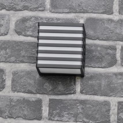 Aplique LED para exterior MAXWELL LED/10W/230V IP54 grafito