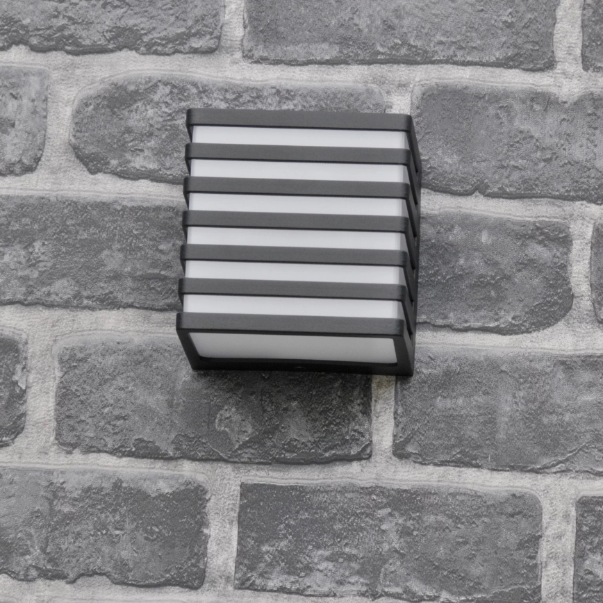 Aplique LED para exterior MAXWELL LED/10W/230V IP54 grafito