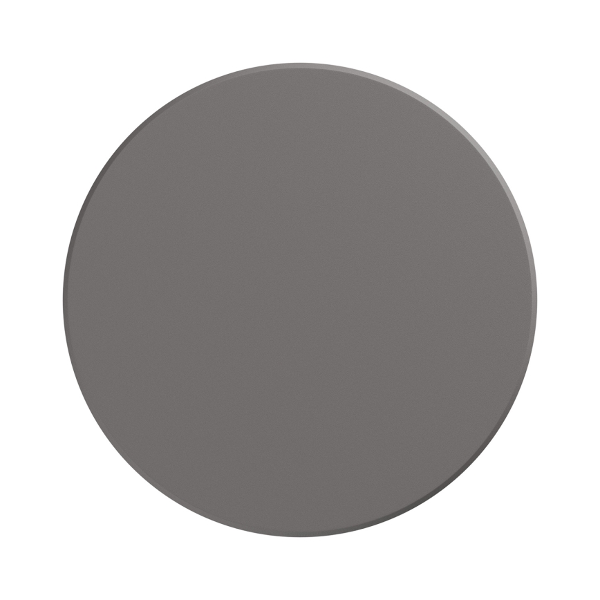Aplique LED para exterior PIATTA LED/18W/230V 3000/4000/6000K diá. 25 cm IP44 gris