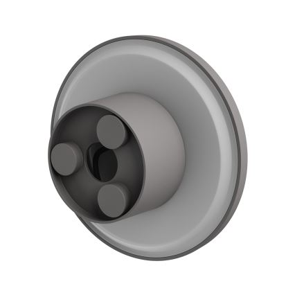 Aplique LED para exterior PIATTA LED/18W/230V 3000/4000/6000K diá. 25 cm IP44 gris