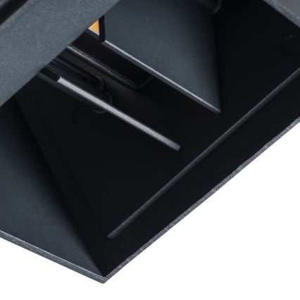 Aplique LED para exterior REKA LED/7W/230V IP54 antracita