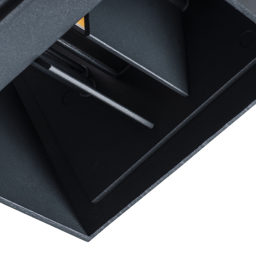 Aplique LED para exterior REKA LED/7W/230V IP54 antracita
