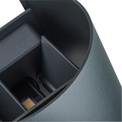Aplique LED para exterior REKA LED/7W/230V IP54 antracita
