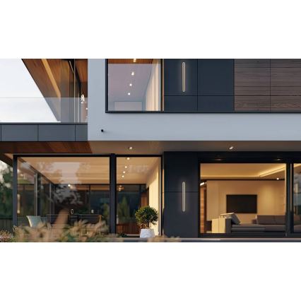 Aplique LED para exterior STICK LED/12W/230V IP65 3000K 30 cm