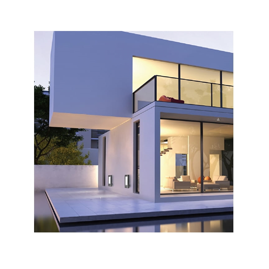 Aplique LED para exterior TORRE LED/10W/230V IP54 antracita