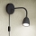 Aplique LED pequeño regulable LED/4W/230V negro