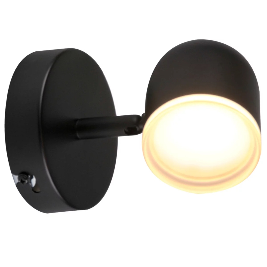 Aplique LED RAWI LED/4,2W/230V negro