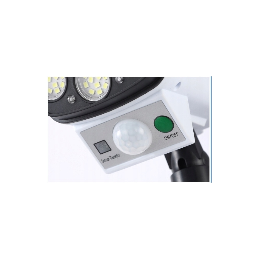 Cámara de seguridad falsa solar LED con sensor KAMERA LED/1W/3,7V 1200 mAh IP44 + mando a distancia