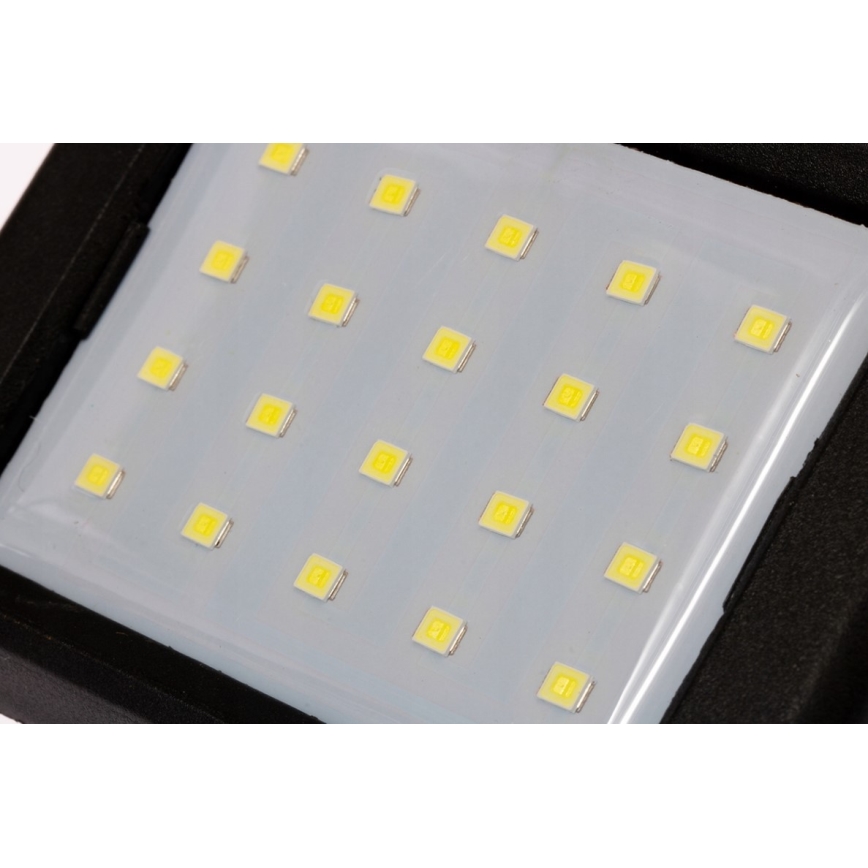 Aplique LED solar con sensor LED/0,55W/3,7V 1200 mAh IP65