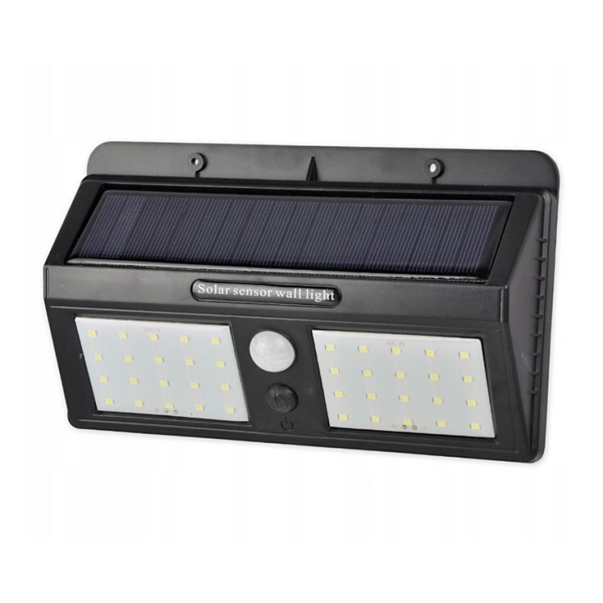 Aplique LED solar con sensor LED/1,2W/3,7V 2400 mAh IP54