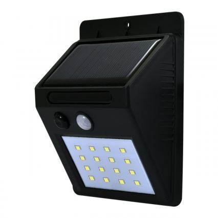 Aplique LED solar con sensor LED/2,2W/3,7V 2200 mAh IP44