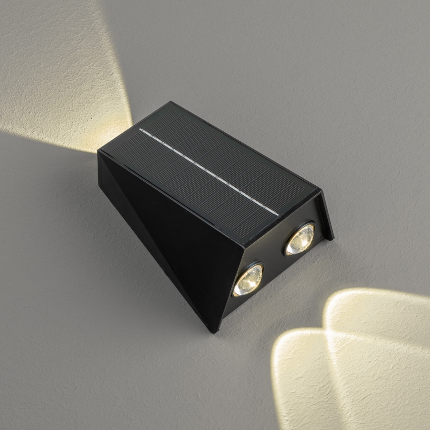 Aplique LED solar con sensor LED/2W/5V IP54 1300 mAh