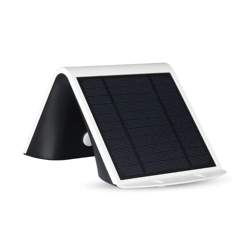 Aplique LED solar con sensor LED/3W/3,7V 3000/4000K IP65 2000 mAh blanco