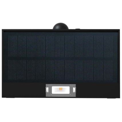 Aplique LED solar con sensor LED/3W/3,7V 3000K/4000K IP65 1200 mAh negro