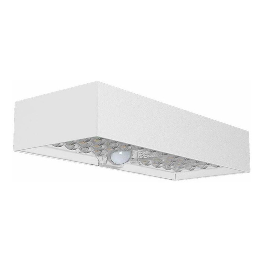 Aplique LED solar con sensor LED/6W/3,7V IP65 4000K 3000 mAh blanco