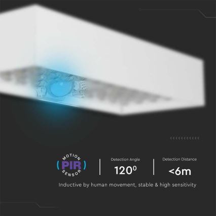 Aplique LED solar con sensor LED/6W/3,7V IP65 4000K 3000 mAh blanco